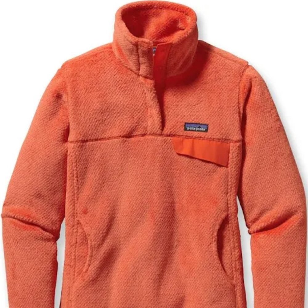 Patagonia Women's Re-Tool Snap-T Pullover - Orange - Size Small